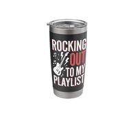 Rock Lover Headbanging Rock and Roll Rock Anthems for Rock Stainless Steel Insulated Tumbler