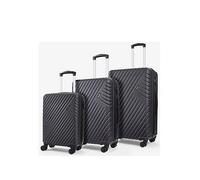 Rock Luggage Santiago Hardshell 8 Wheel Suitcase Black
