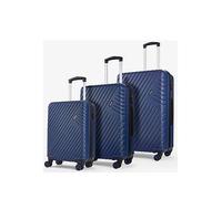 Rock Luggage Santiago Hardshell 8 Wheel Suitcase Blue
