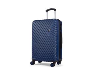 Rock Luggage Santiago Hardshell 8 Wheel Suitcase Blue