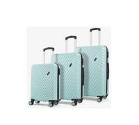 Rock Luggage Santiago Hardshell 8 Wheel Suitcase Green