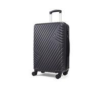 Rock Luggage Santiago Hardshell 8 Wheel Suitcase - Medium Black