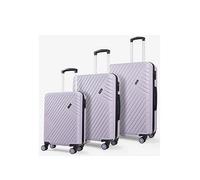 Rock Luggage Santiago Hardshell 8 Wheel Suitcase Purple