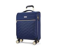 Rock Luggage Sloane Softshell 8 Wheel Expander With Tsa Lock Small Suitcase Navy