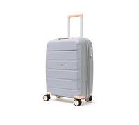 Rock Luggage Tulum 8 Wheel Hardshell Cabin Suitcase Grey
