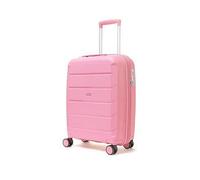 Rock Luggage Tulum 8 Wheel Hardshell Cabin Suitcase Pink