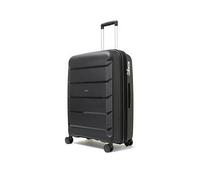 Rock Luggage Tulum 8 Wheel Hardshell Medium Suitcase - Black Black
