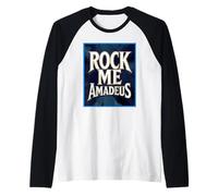 Rock Me Amadeus Poster Raglan Baseball Tee
