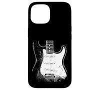 Rock Metal Electric Guitar Player. Grunge Distressed Effect Case for iPhone 15
