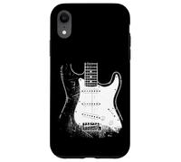 Rock Metal Electric Guitar Player. Grunge Distressed Effect Case for iPhone XR