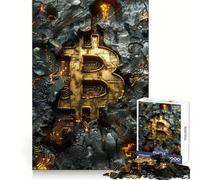 Rock Mining Bitcoin 1000 Piece Jigsaw Puzzles for Teenagers Jigsaw Wise Think Toy Relax Time Clear Cut Festival Gift (50x75cm)