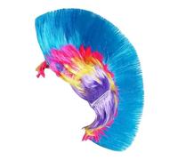 Rock Mohawk Wig - Cockscomb Hair Rainbow Fun Rock Prop - Party Headwear Mohican Wig | for Adults Lovers Friends Women Men