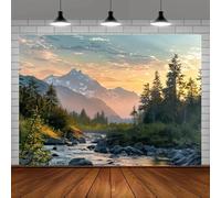 Rock mountain natural wilderness Earth scenery rural scenery living room party supplies party decoration 350x240CM