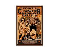 Rock Music Band Creedence Clearwater Revival Vintage Poster Prints on Canvas Home Wall Decor Picture Print Modern Family Bedroom Decor Posters 08x12inch(20x30cm)