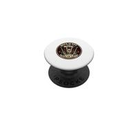 Rock Music Is A Way Of Life Vintage Guitar PopSockets Adhesive PopGrip