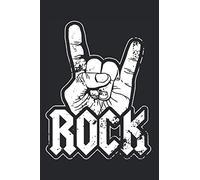 Rock Music Notebook: Notebook For Rock Music Lover Devil Horns Festival Band Metalhead Metal Notes Journal Diary Planner (Ruled Paper, 120 Lined Pages, 6" x 9") Rock Music Gift