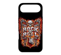 Rock Music Skull Freedom Wings Guitar Flames Graphic Case for iPhone Air