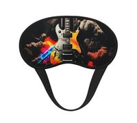 Rock Music Sleep Mask for Side Sleeper, Blackout Eye Mask for Women Men, Zero Pressure Sleeping Masks Soft Breathable Eye Cover Comfortable Blindfold Eyeshade for Night Sleep