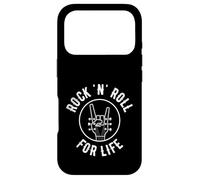 Rock N Roll For Life Guitar Player Rock Music Lover Case for iPhone 17 Pro