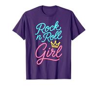Rock N Roll Girl Purple Darla - Crown T-Shirt