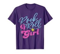 Rock N Roll Girl Purple Darla Rock and Roll Girl Shirt Darla T-Shirt