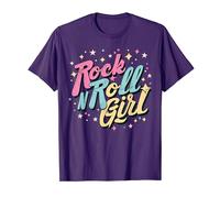 Rock N Roll Girl Purple Darla T-Shirt
