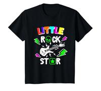 Rock 'n' Roll - Little Rock Star - Kids - Heavy Metal T-Shirt, Youth, Black, 4T