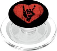 Rock N Roll Music Lover Hand Horns Rock On Concert PopSockets PopGrip for MagSafe
