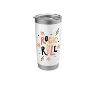 Rock N Roll Vibes for Nightlife Fans and Concert Goers Stainless Steel Insulated Tumbler