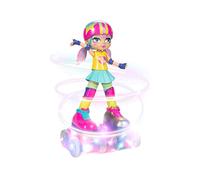 Rock N Rollerskate Rainbow Riley, Doll-Plays Music, Skates and Lights Up, Remote Control Rollerskating Doll Performs Amazing Moves! Toy Ideal For Ages 5+