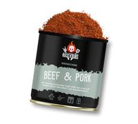 Rock 'N'Rubs Beef & Pork Spice Mix, BBQ Rub for Grilling and Cooking, 140 g
