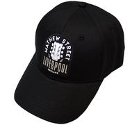 Rock Off Baseball Cap: Mathew St Guitar (Black) OFFICIAL NEW
