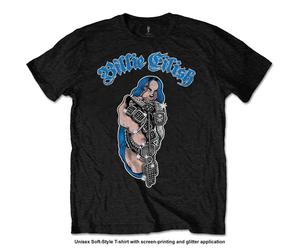 Rock Off Billie Eilish Bling Black Unisex T-Shirt (Small)