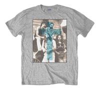 Rock Off Black Sabbath Unisex Tee: Blue Cross, grey, XS