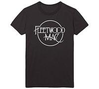 Rock Off Fleetwood Mac 'Classic Logo' (Black) T-Shirt (Large)