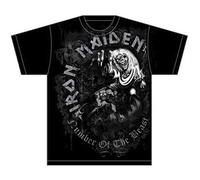 Rock Off Iron Maiden Men NOTB Grey Tone Short Sleeve T-Shirt, Black, Small