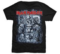 Rock Off Iron Maiden 'Nine Eddies' T-Shirt (Large) Black