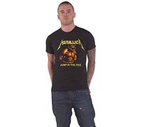 Rock Off Metallica 'Jump in The Fire Vintage' (Black) T-Shirt (XX-Large)