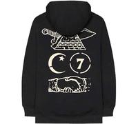 Band Monkey NAS Unisex Pullover Hoodie Symbols (Back Print)