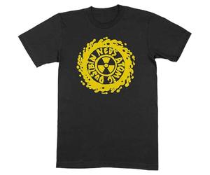 Rock Off Neds Atomic Dustbin Classic Yellow Logo Mens Black T Shirt (Medium, m)