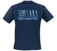 Rock Off Nirvana 'Nevermind' (Navy) T-Shirt (XL)
