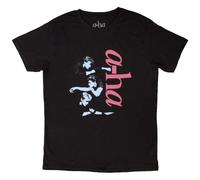 Rock Off officially licensed products A-ha Vertical Logo T Shirt S Black