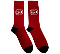 Rock Off officially licensed products AC/DC 50th Band Logo Ankle Socks One Size