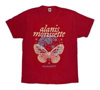 Rock Off officially licensed products Alanis Morissette Can You Feel It T Shirt S Red
