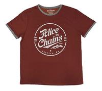 Rock Off officially licensed products Alice in Chains Circle Emblem Ringer T Shirt XXL Red