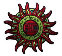 Rock Off officially licensed products Alice In Chains Sun Logo Colour Woven Patch One Size