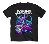Rock Off officially Licensed Products Asking Alexandria Devour T-Shirt in Black | Size: XL Rock Off officially Licensed Products Black XL
