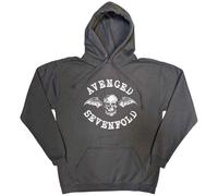 Rock Off officially licensed products Avenged Sevenfold Band Logo Pullover Hoodie XL Charcoal