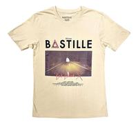 Rock Off officially licensed products Bastille Bad Blood Band Logo T Shirt L Sand