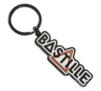 Rock Off officially licensed products Bastille Orange Triangle Band Logo Keyring Keychain One Size
